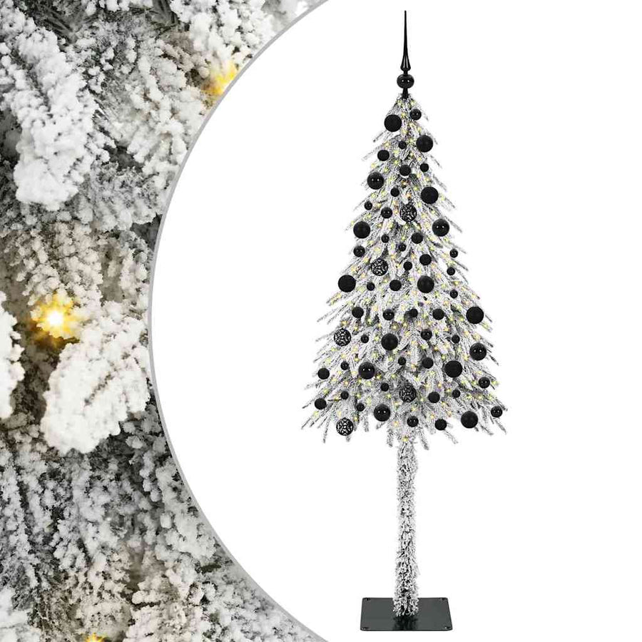 Kerstboom met 300 LED met standaard Wit 210 cm PE en staal