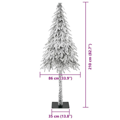 Kerstboom met 300 LED met standaard Wit 210 cm PE en staal