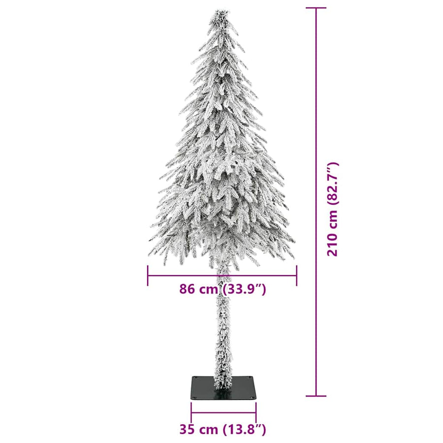 Kerstboom met 300 LED met standaard Wit 210 cm PE en staal