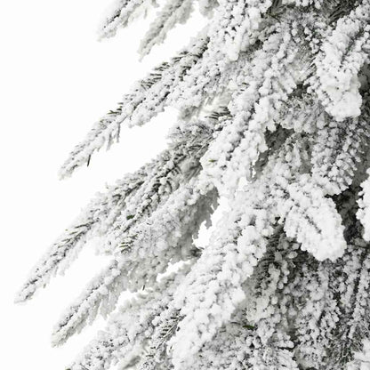Kerstboom met 300 LED met standaard Wit 210 cm PE en staal