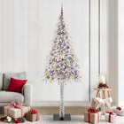 Christmas Tree with 300 LED with stand White 210 cm PE and steel