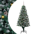 Kunstkerstboom 150 cm groen PVC staal kunststof 150x93 cm