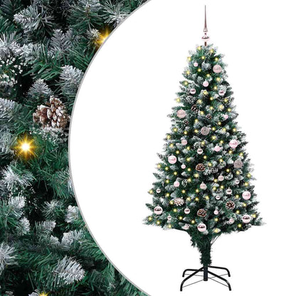 Kunstkerstboom Groen 150 Cm Pvc En Staal En Kunststof 150 x 93 cm
