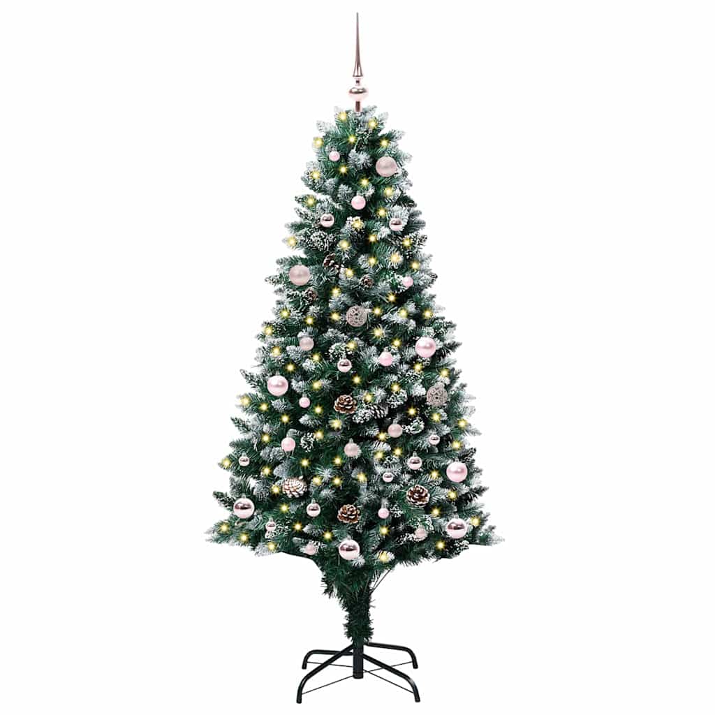 Kunstkerstboom Groen 150 Cm Pvc En Staal En Kunststof 150 x 93 cm