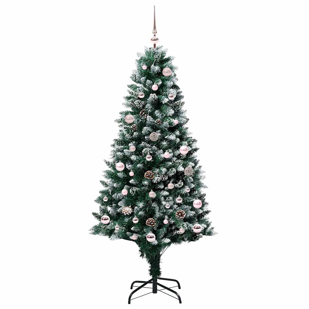 Kunstkerstboom Groen 150 Cm Pvc En Staal En Kunststof 150 x 93 cm