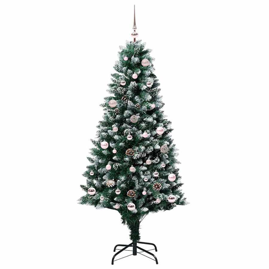 Kunstkerstboom Groen 150 Cm Pvc En Staal En Kunststof 150 x 93 cm