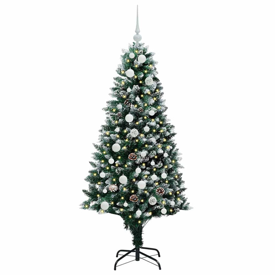 Kunstkerstboom Groen 150 Cm Pvc En Staal En Kunststof 150 x 93 cm