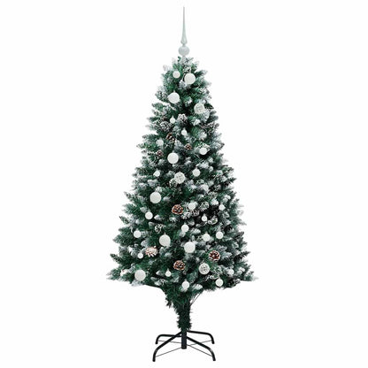 Kunstkerstboom Groen 150 Cm Pvc En Staal En Kunststof 150 x 93 cm