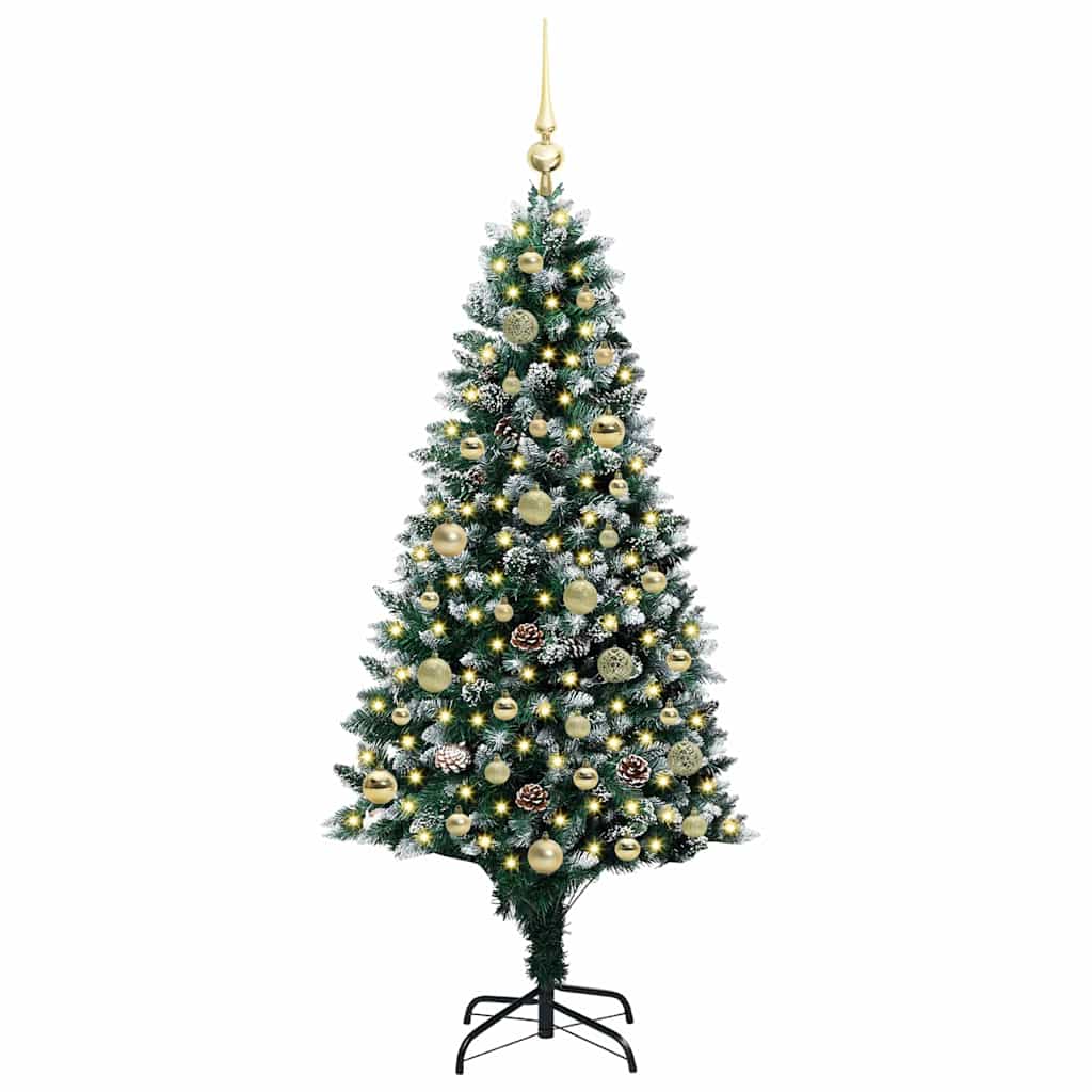 Kunstkerstboom Groen 150 Cm Pvc En Staal En Kunststof 150 x 93 cm