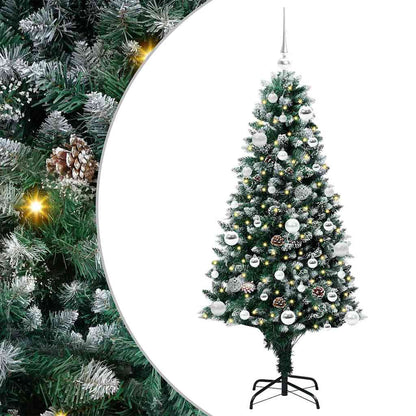 Kunstkerstboom Groen 150 Cm Pvc En Staal En Kunststof 150 x 93 cm