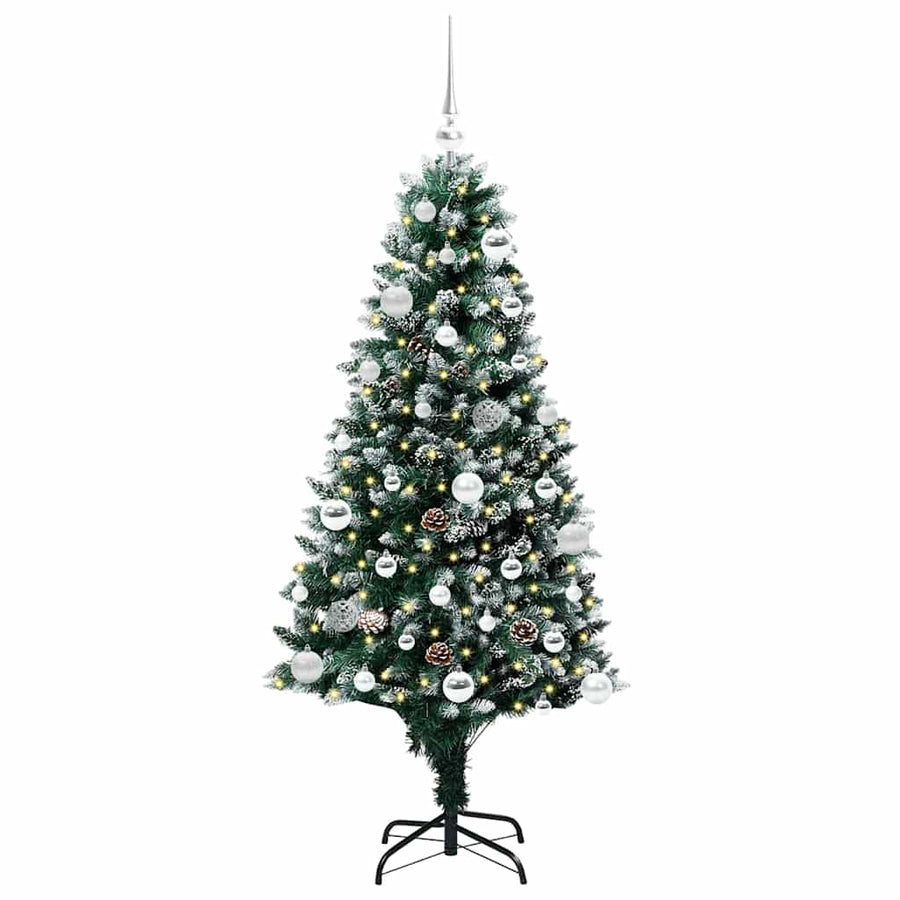 Kunstkerstboom Groen 150 Cm Pvc En Staal En Kunststof 150 x 93 cm