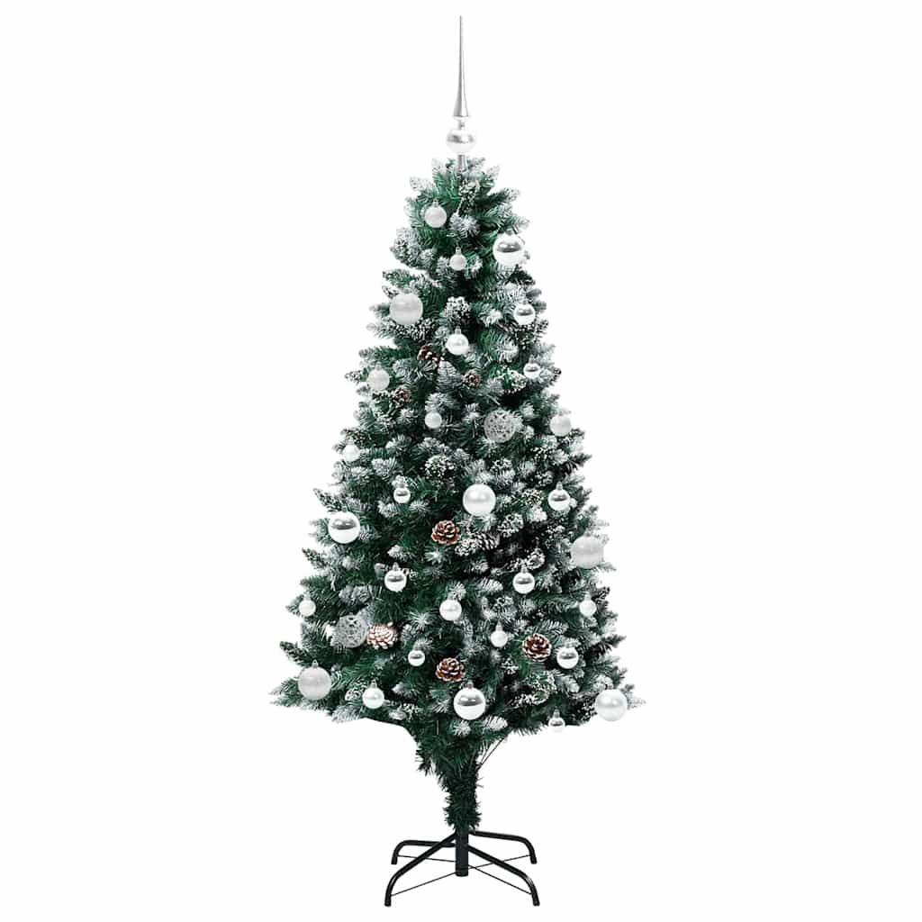 Kunstkerstboom Groen 150 Cm Pvc En Staal En Kunststof 150 x 93 cm