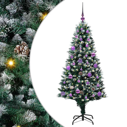 Kunstkerstboom Groen 150 Cm Pvc En Staal En Kunststof 150 x 93 cm
