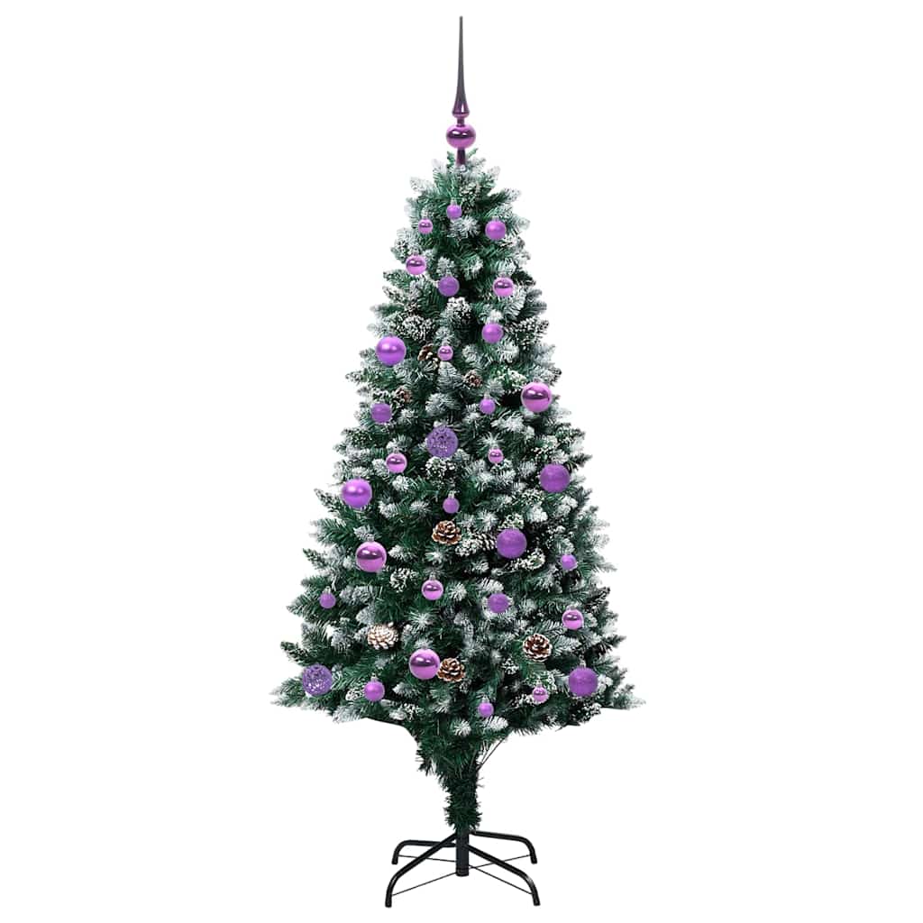Kunstkerstboom Groen 150 Cm Pvc En Staal En Kunststof 150 x 93 cm