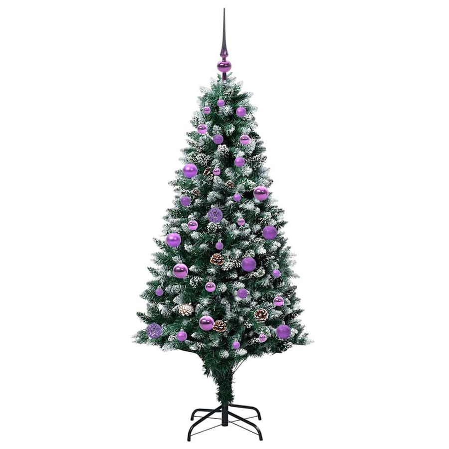 Kunstkerstboom Groen 150 Cm Pvc En Staal En Kunststof 150 x 93 cm