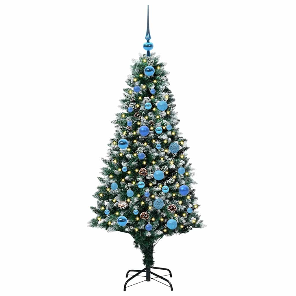Kunstkerstboom Groen 150 Cm Pvc En Staal En Kunststof 150 x 93 cm