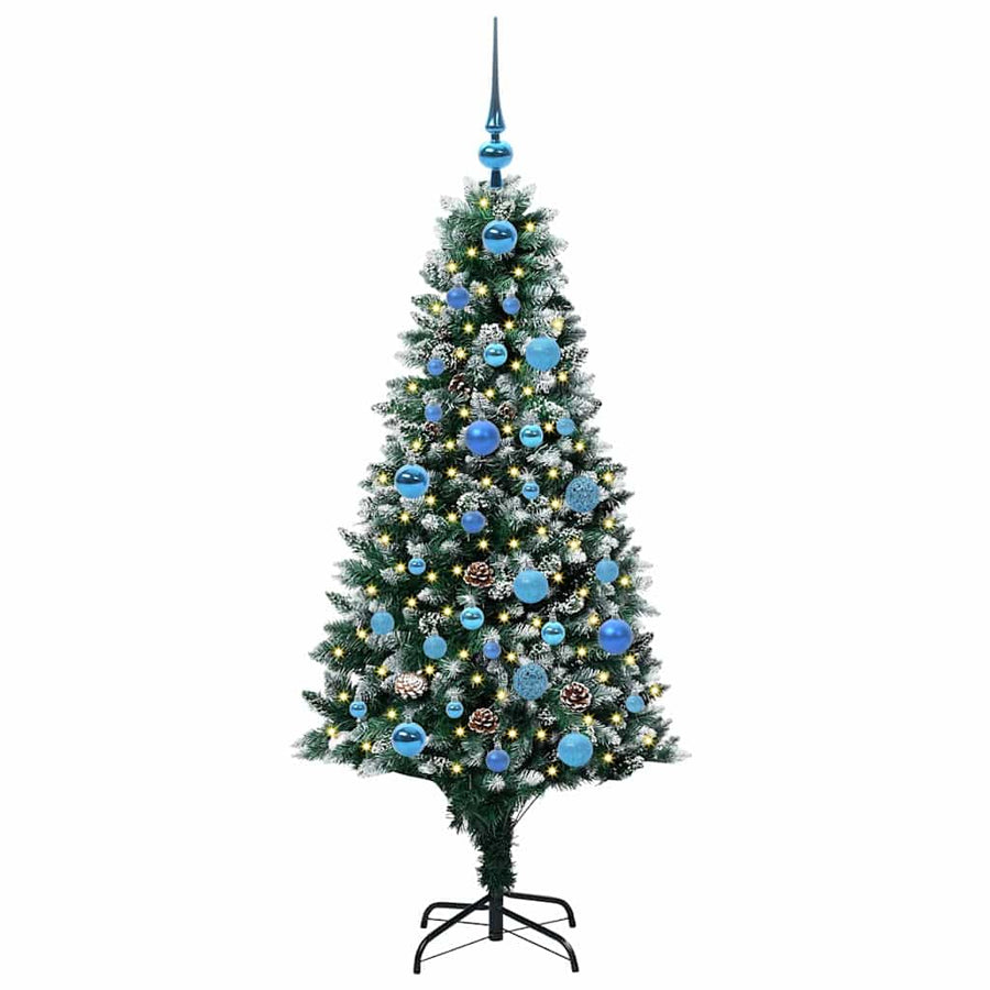 Kunstkerstboom Groen 150 Cm Pvc En Staal En Kunststof 150 x 93 cm