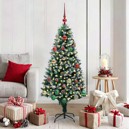 Kunstkerstboom Groen 150 Cm Pvc En Staal En Kunststof 150 x 93 cm