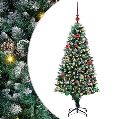 Kunstkerstboom Groen 150 Cm Pvc En Staal En Kunststof 150 x 93 cm