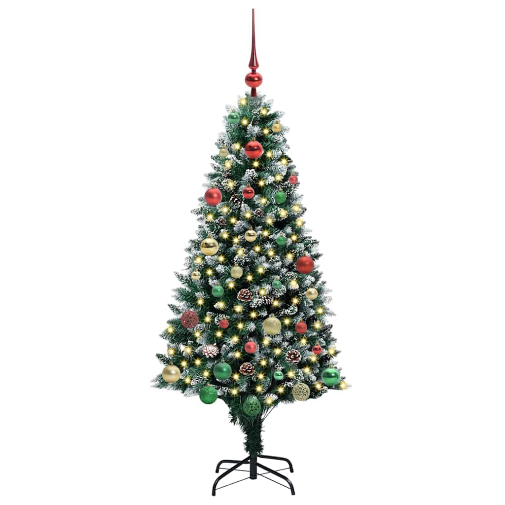 Kunstkerstboom Groen 150 Cm Pvc En Staal En Kunststof 150 x 93 cm