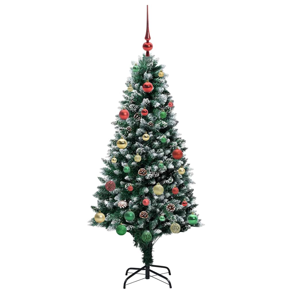 Kunstkerstboom Groen 150 Cm Pvc En Staal En Kunststof 150 x 93 cm