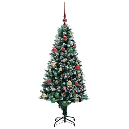 Kunstkerstboom Groen 150 Cm Pvc En Staal En Kunststof 150 x 93 cm