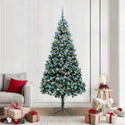 Kunstkerstboom 210 cm groen PVC staal