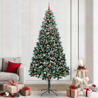 Kunstkerstboom 240 cm groen PVC staal