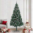 Kunstkerstboom 240 cm groen PVC staal