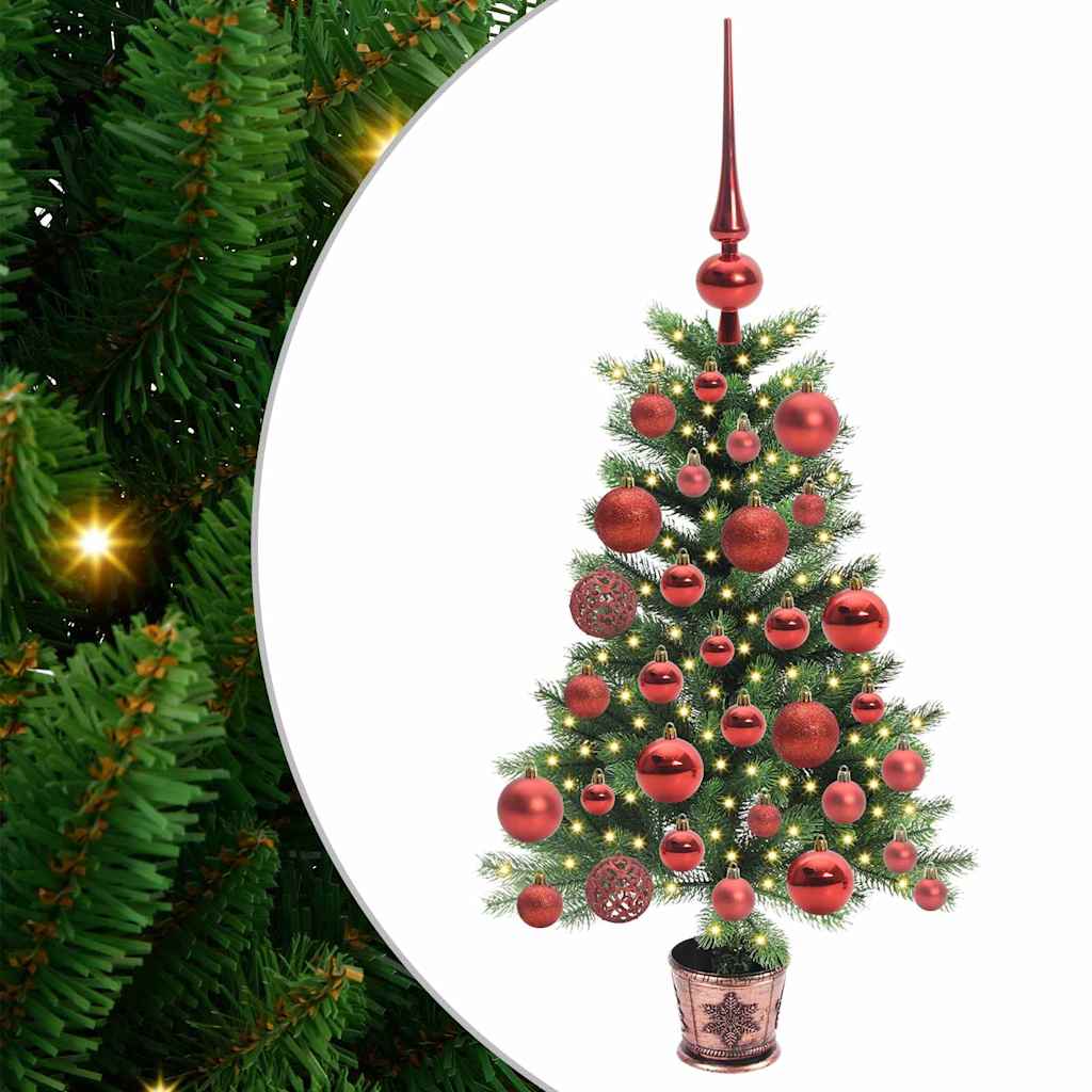 Kerstboom met 150 LED met standaard Groen 65 cm PE