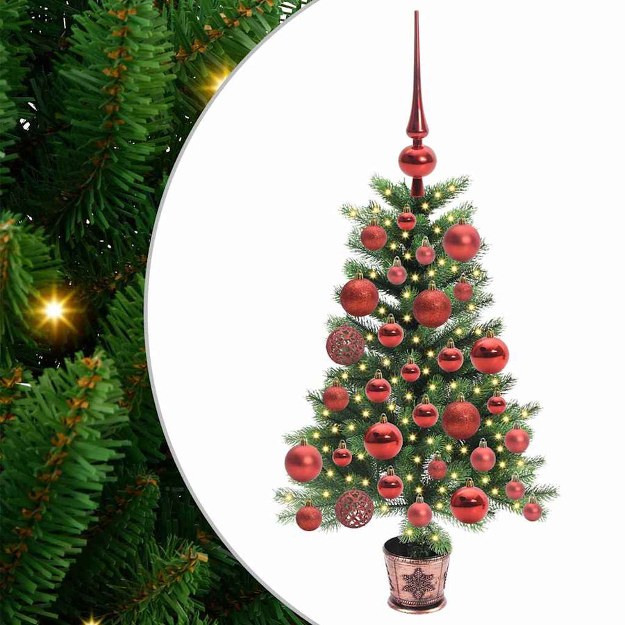 Kerstboom met 150 LED met standaard Groen 65 cm PE