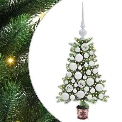 Kerstboom met 150 LED met standaard Groen 65 cm PE