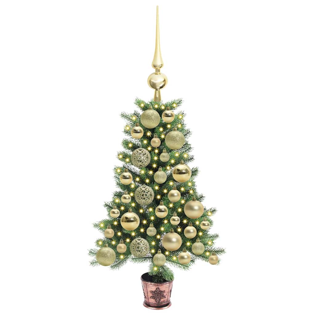 Kerstboom met 150 LED met standaard Groen 65 cm PE
