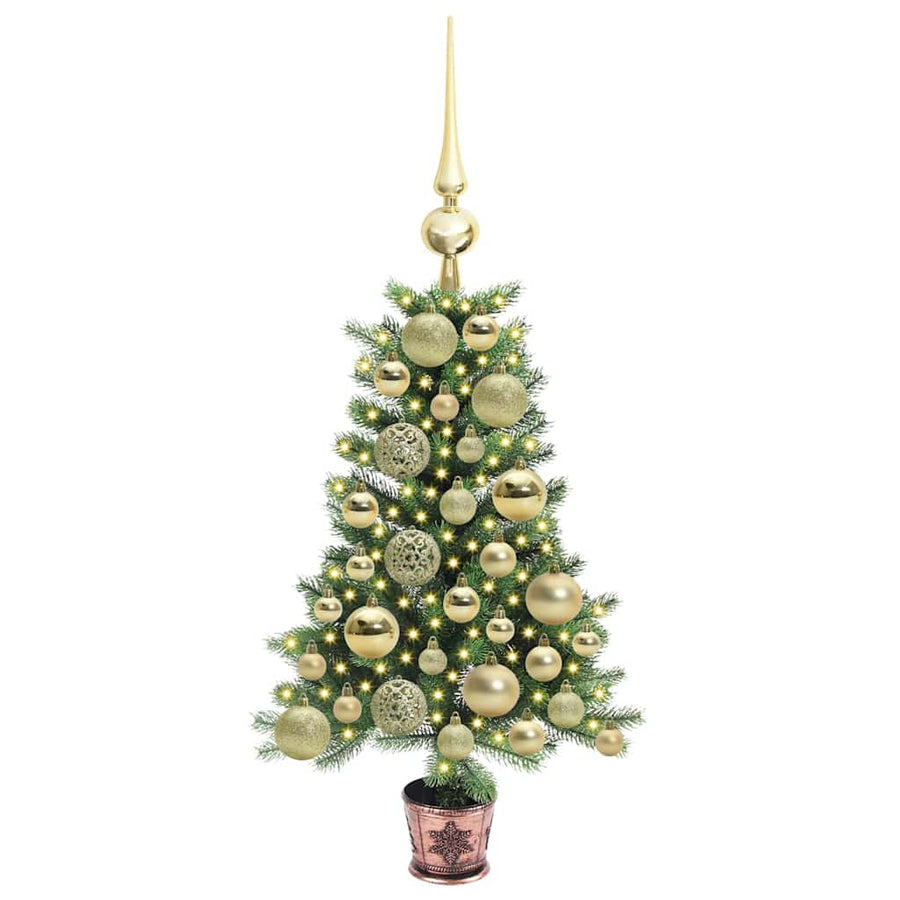 Kerstboom met 150 LED met standaard Groen 65 cm PE