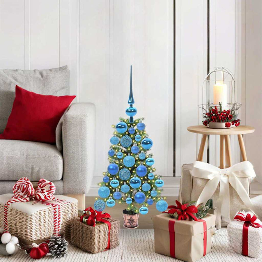 Kerstboom met 150 LED met standaard Groen 65 cm PE