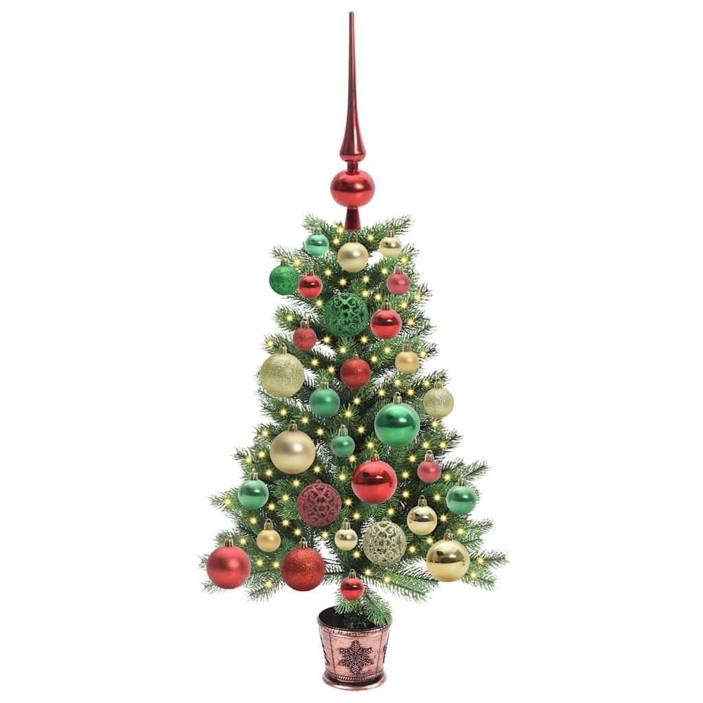 Kerstboom met 150 LED met standaard Groen 65 cm PE