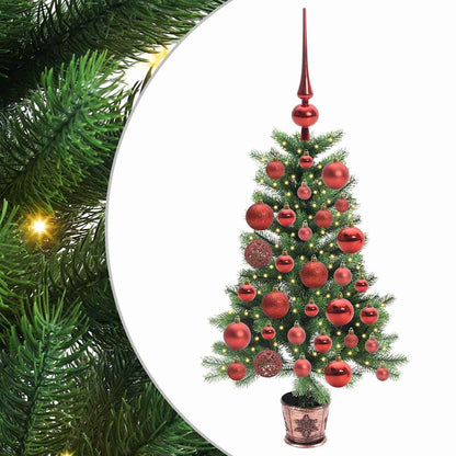Kerstboom met 150 LED met standaard Groen 90 cm PE