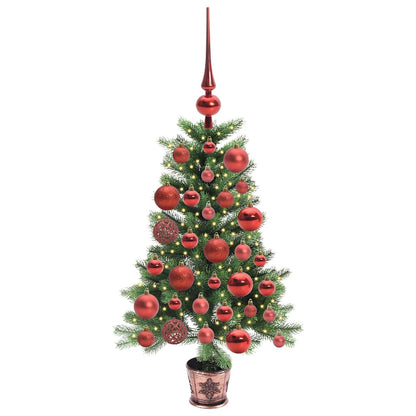 Kerstboom met 150 LED met standaard Groen 90 cm PE