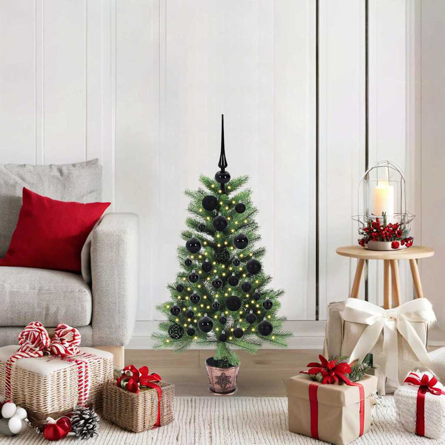 Kerstboom met 150 LED met standaard Groen 90 cm PE