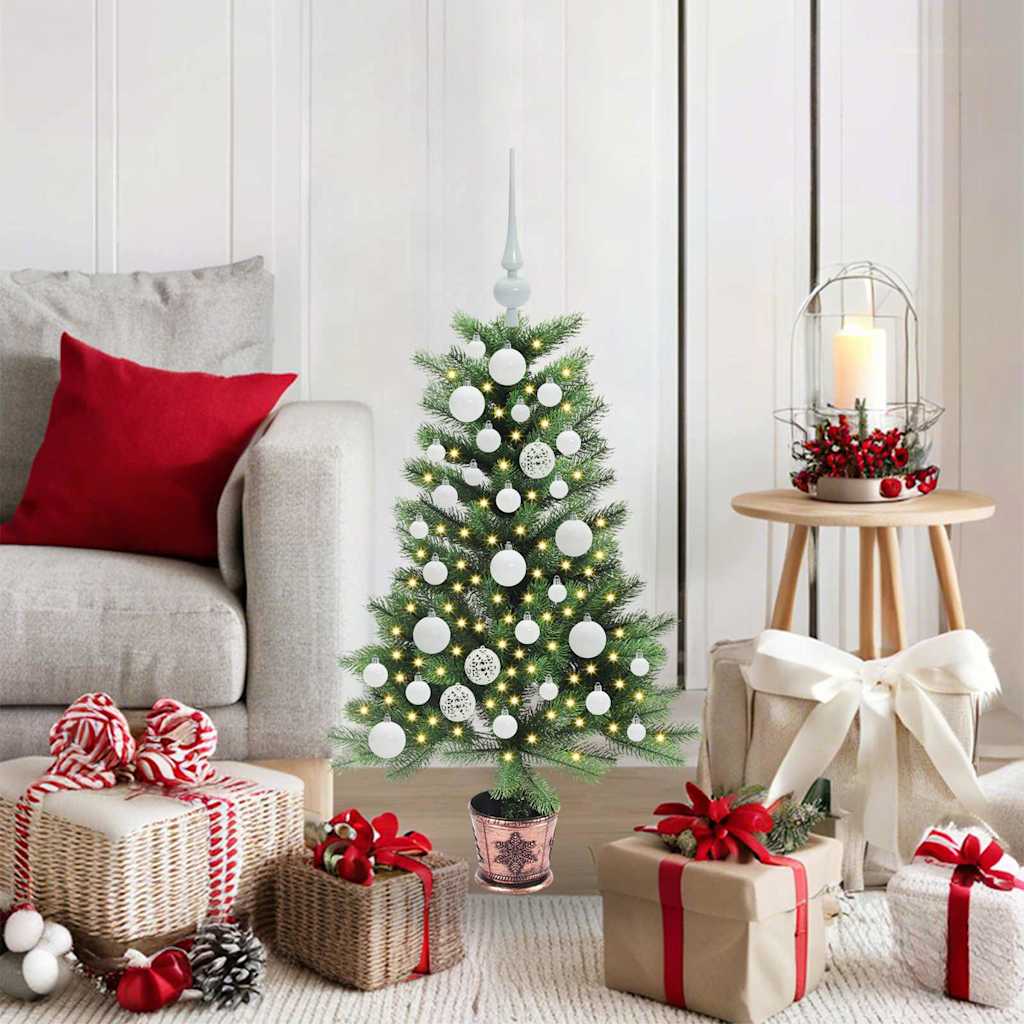 Kerstboom met 150 LED met standaard Groen 90 cm PE