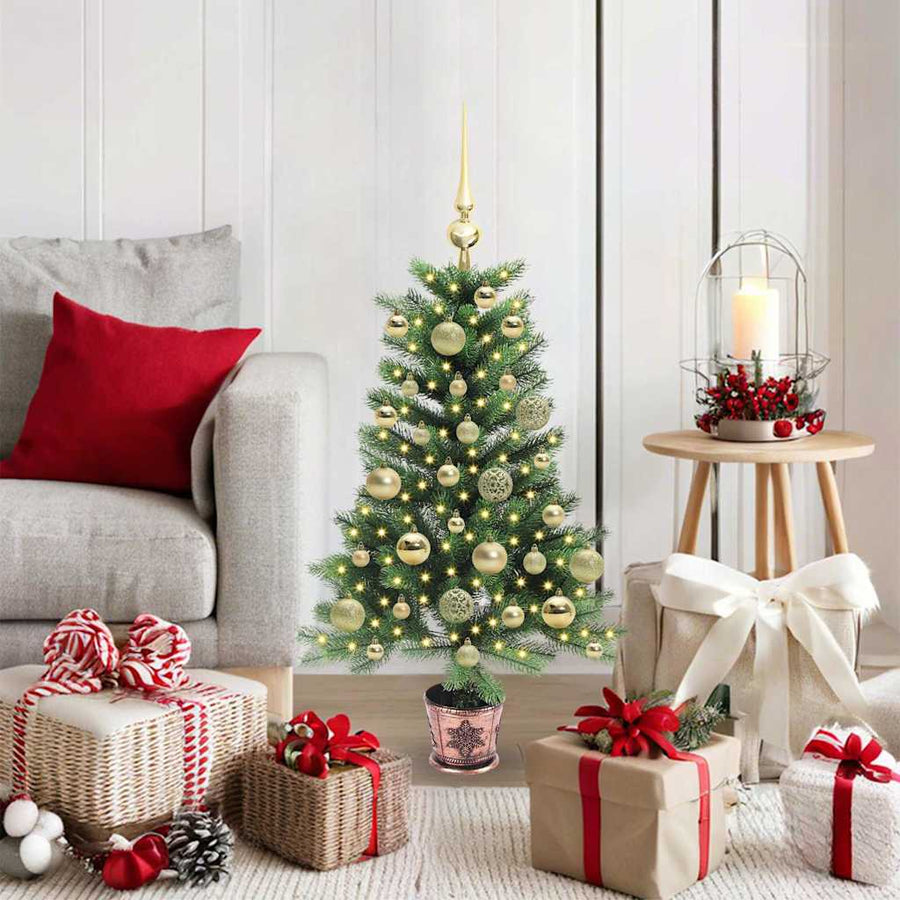 Kerstboom met 150 LED met standaard Groen 90 cm PE
