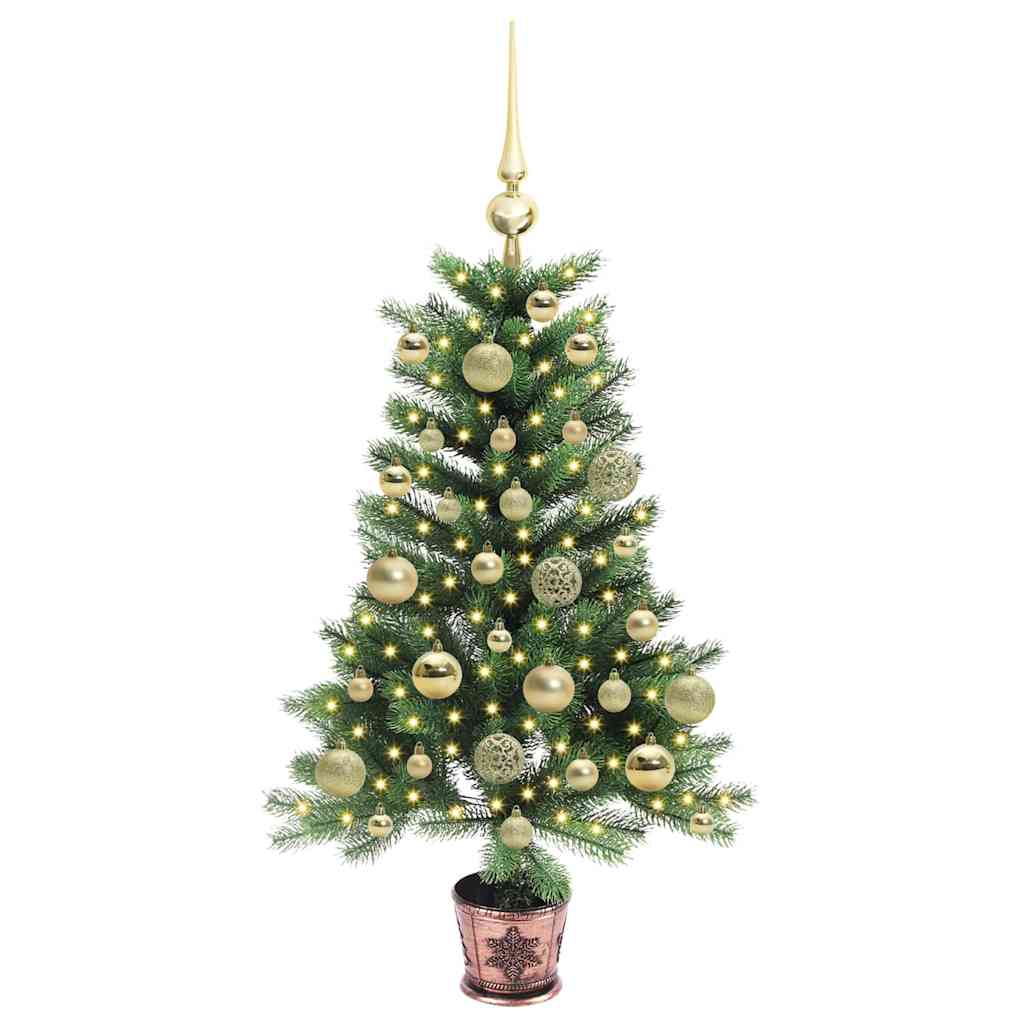 Kerstboom met 150 LED met standaard Groen 90 cm PE