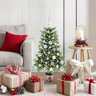 Kerstboom 90 cm met 150 LED groen met standaard