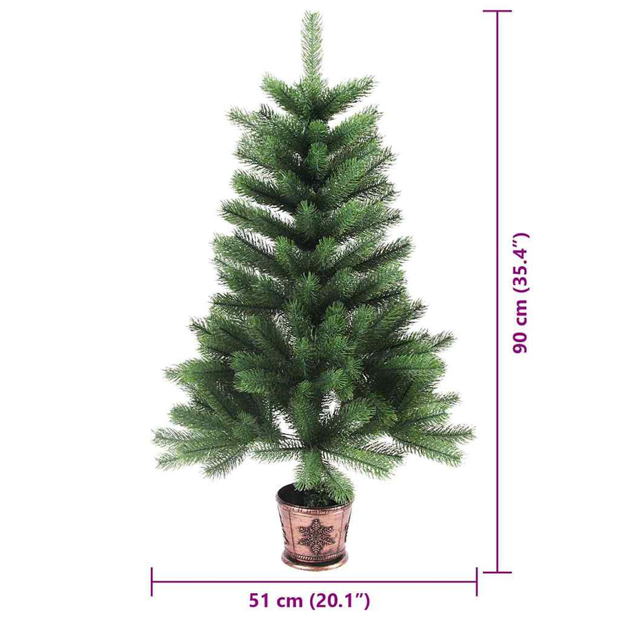 Kerstboom met 150 LED met standaard Groen 90 cm PE