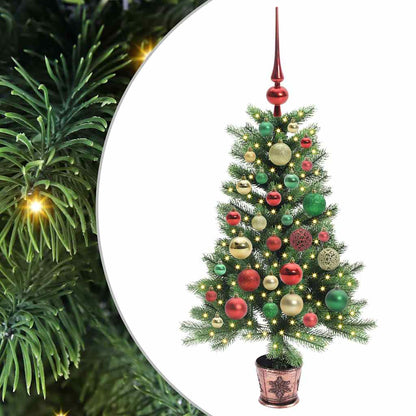 Kerstboom met 150 LED met standaard Groen 90 cm PE