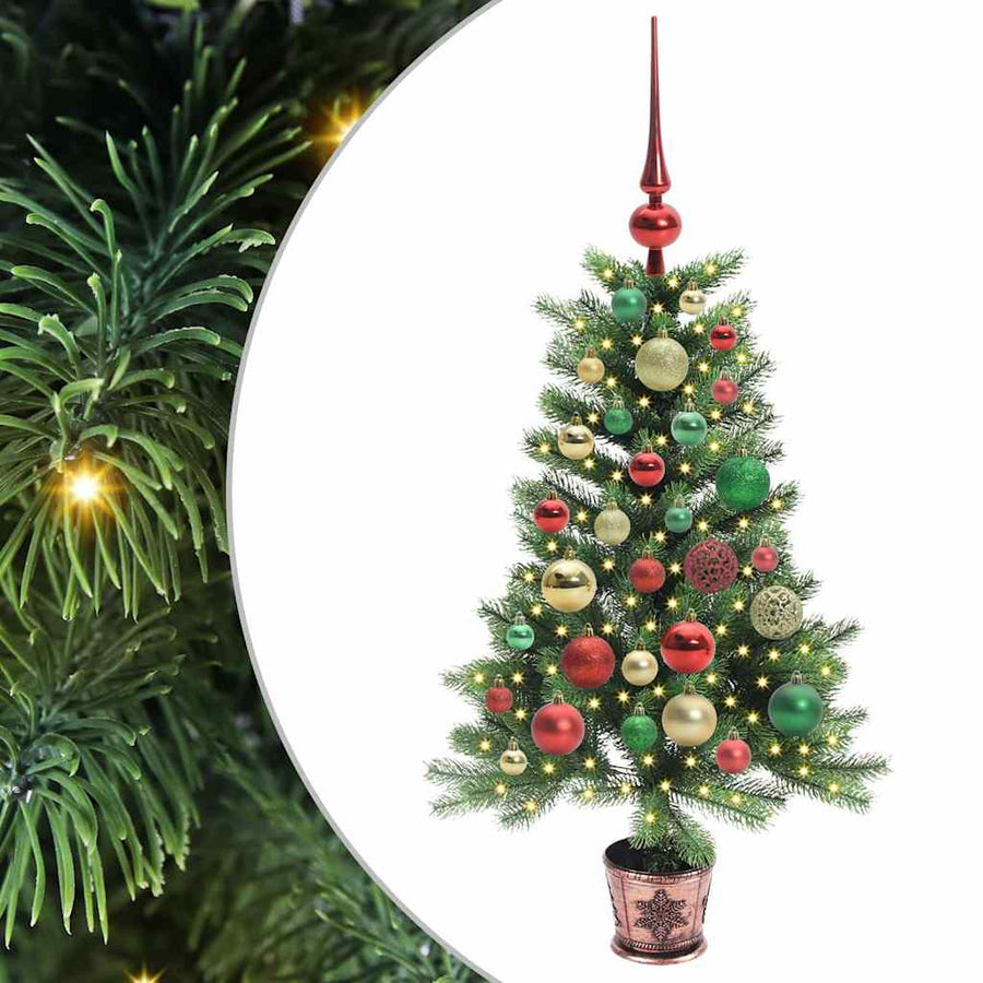 Kerstboom met 150 LED met standaard Groen 90 cm PE