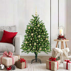 Kerstboom 120 cm groen met 150 LED en standaard
