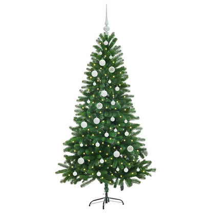 Kerstboom met 150 LED met standaard Groen 150 cm PE