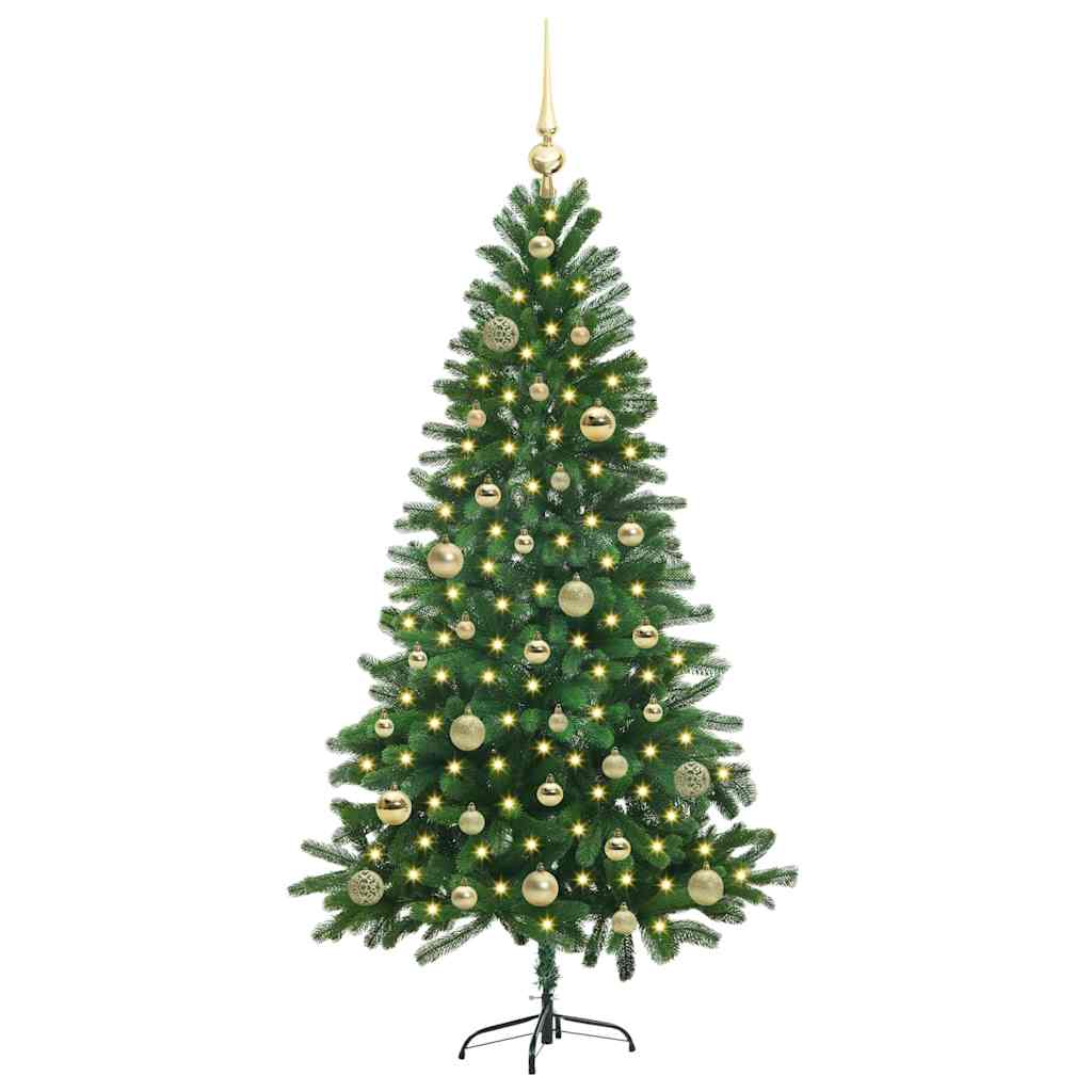 Kerstboom met 150 LED met standaard Groen 150 cm PE