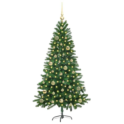 Kerstboom met 150 LED met standaard Groen 150 cm PE